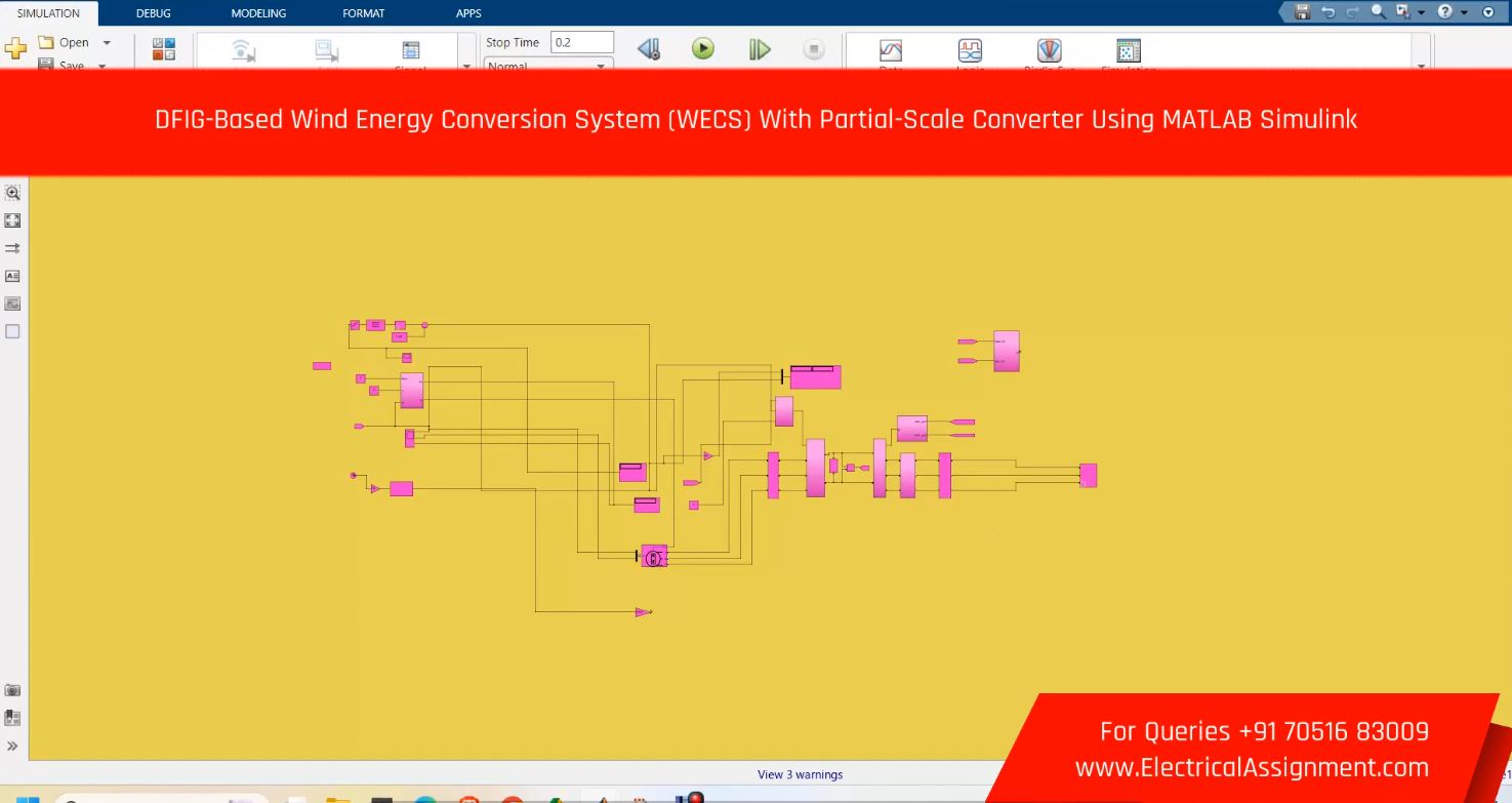 ANN-Based DFIG Wind Energy System - MATLAB Simulink Simulation screenshot 7